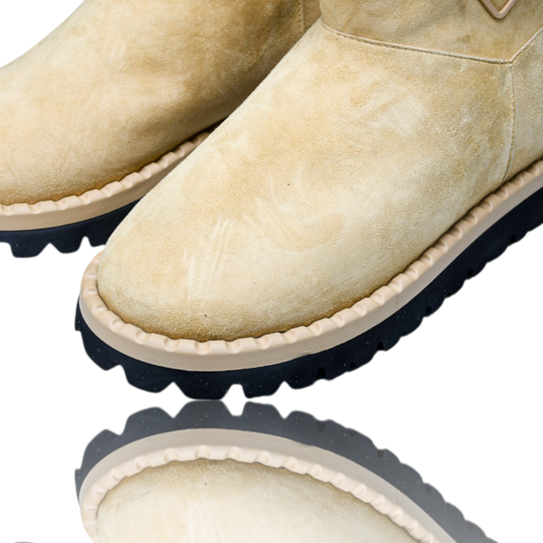 Prada Ankle Boots 'Beige'