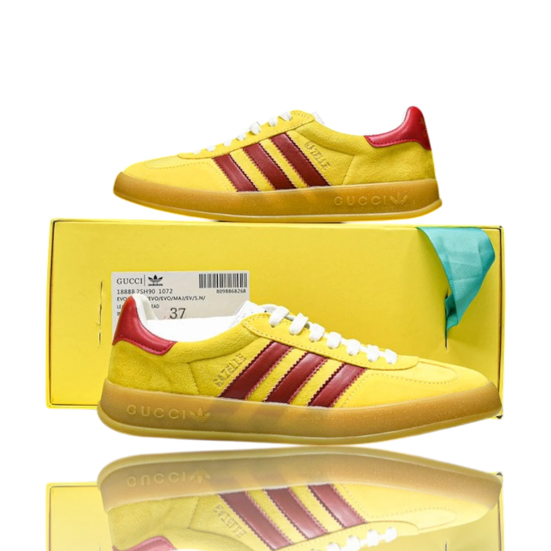 Guссi x Gazelle 'Yellow Velvet'