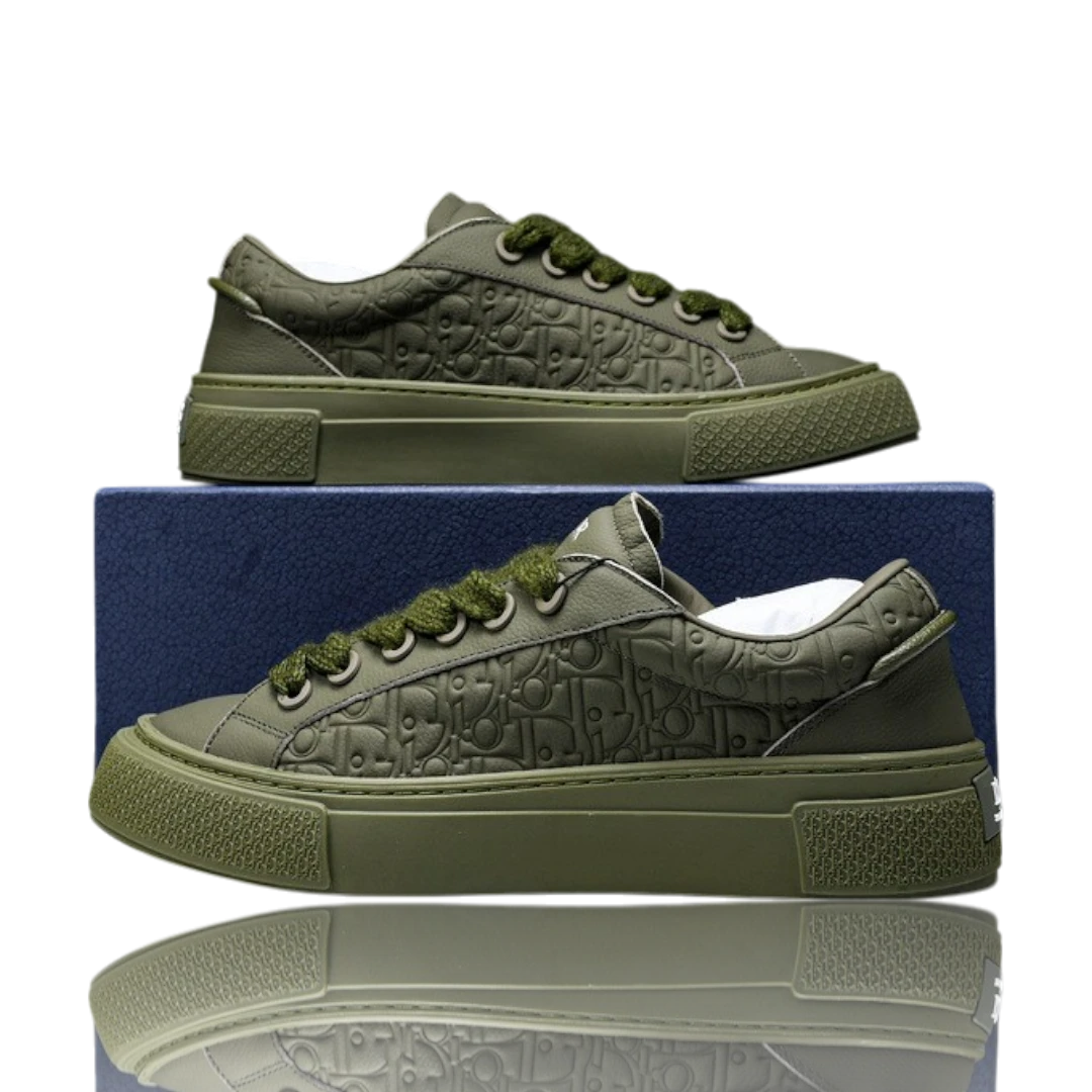 Dlor B33 Gravity Leather 'Oblique Triple Khaki'