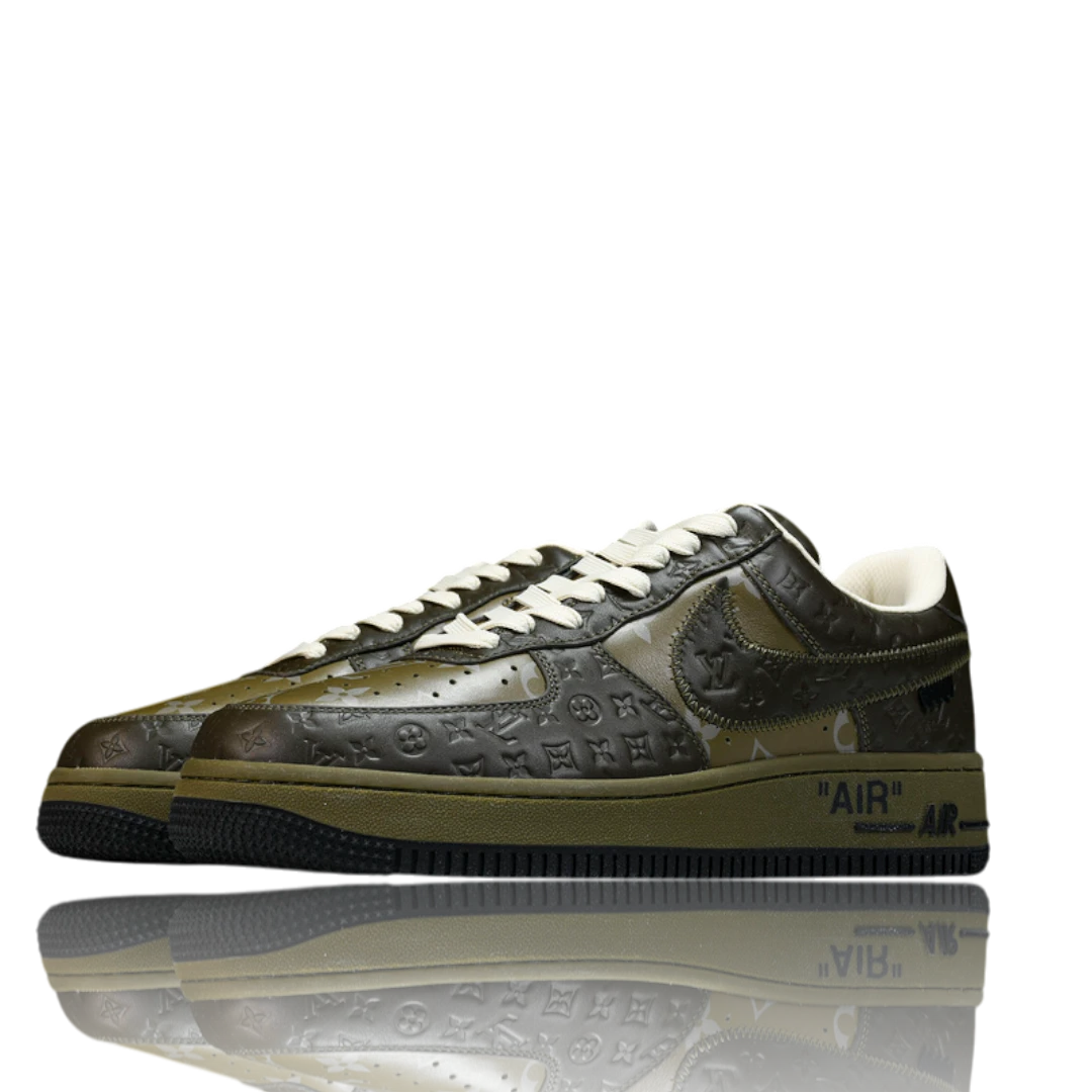 Louis Vuittоп x AF1 By Virgil Abloh 'Brown Grey'