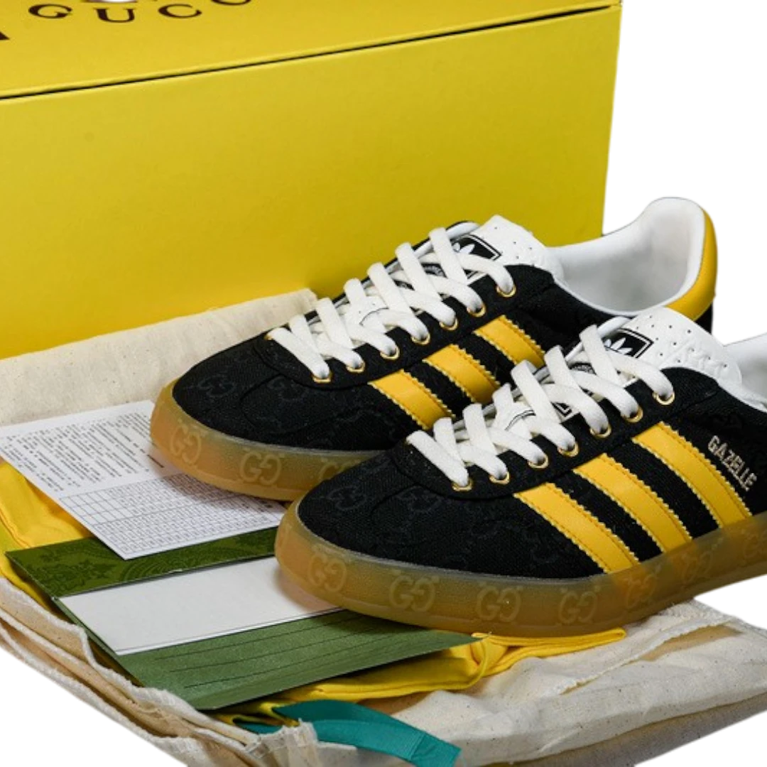 Guссi x Gazelle 'Black GG Monogram'