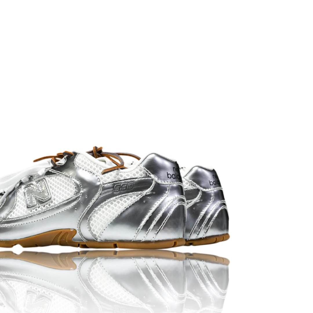 NB 530 SL x Miu Miu 'Metallic Silver'