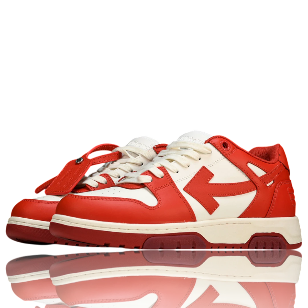 Off-White Out Of Office Low Top 'White Red'