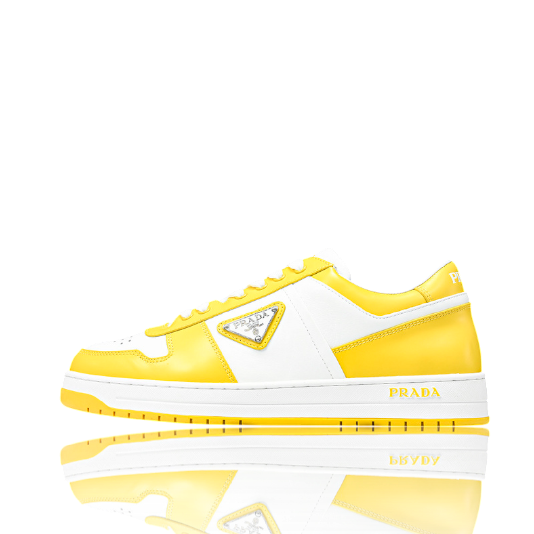 Prada Downtown Sneaker 'White Yellow Sun'