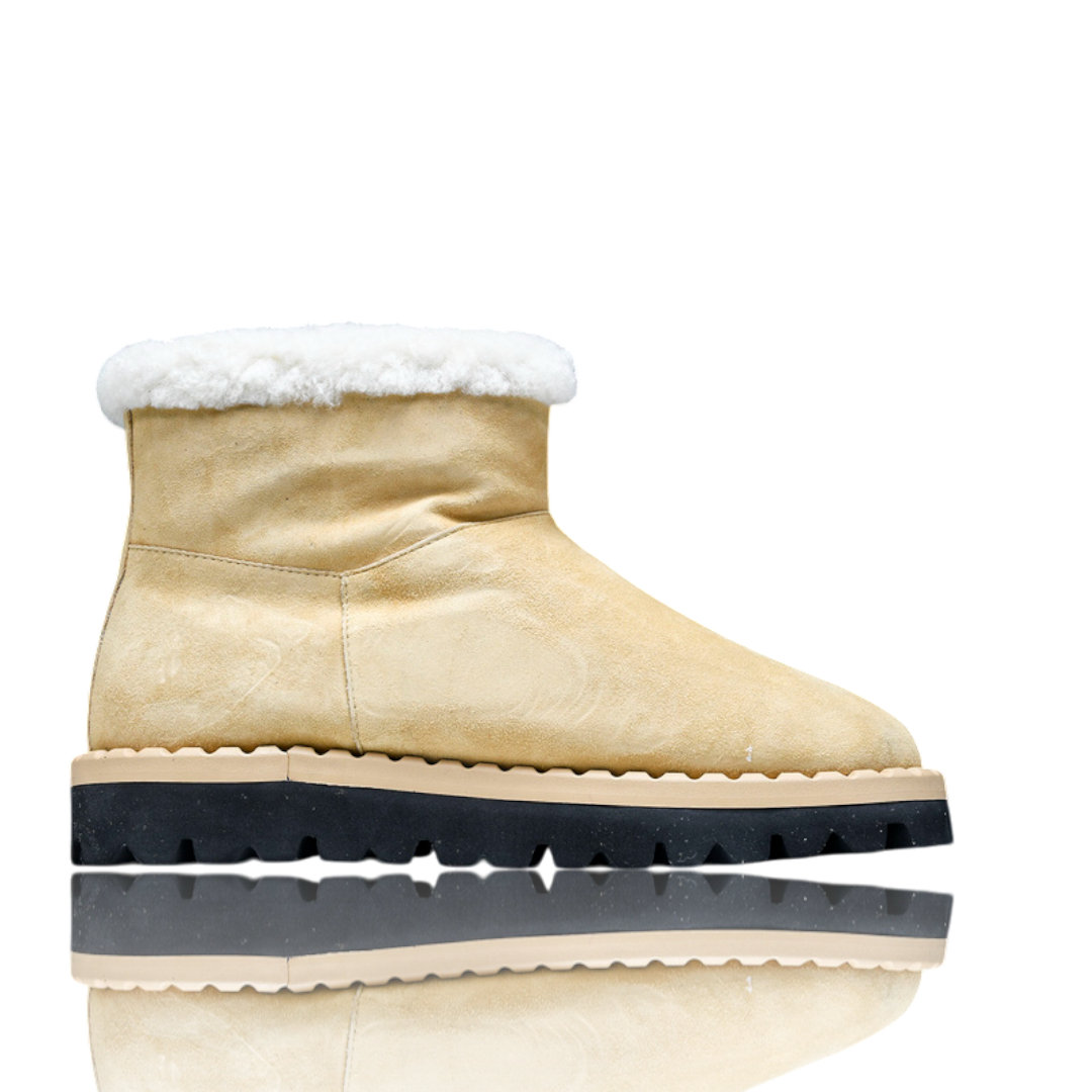 Prada Ankle Boots 'Beige'