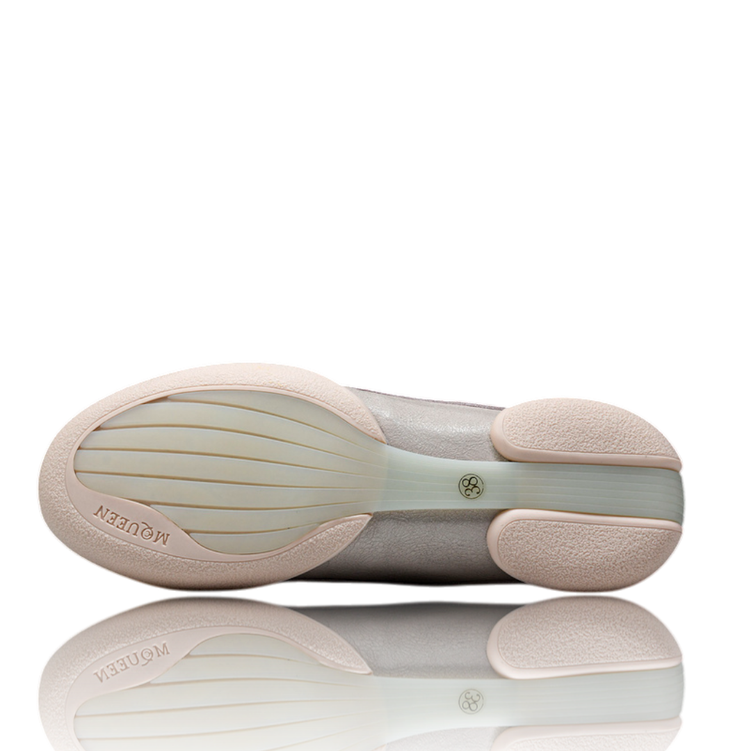 McQueen Trainers Flexion Crackled Leather 'Pink'