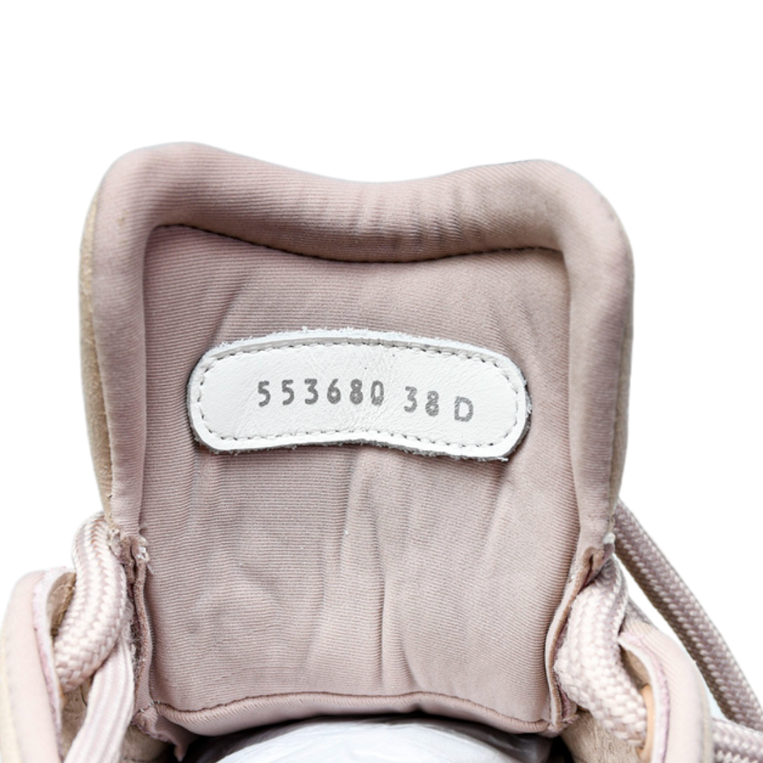 McQueen Trainers Flexion Crackled Leather 'Pink'