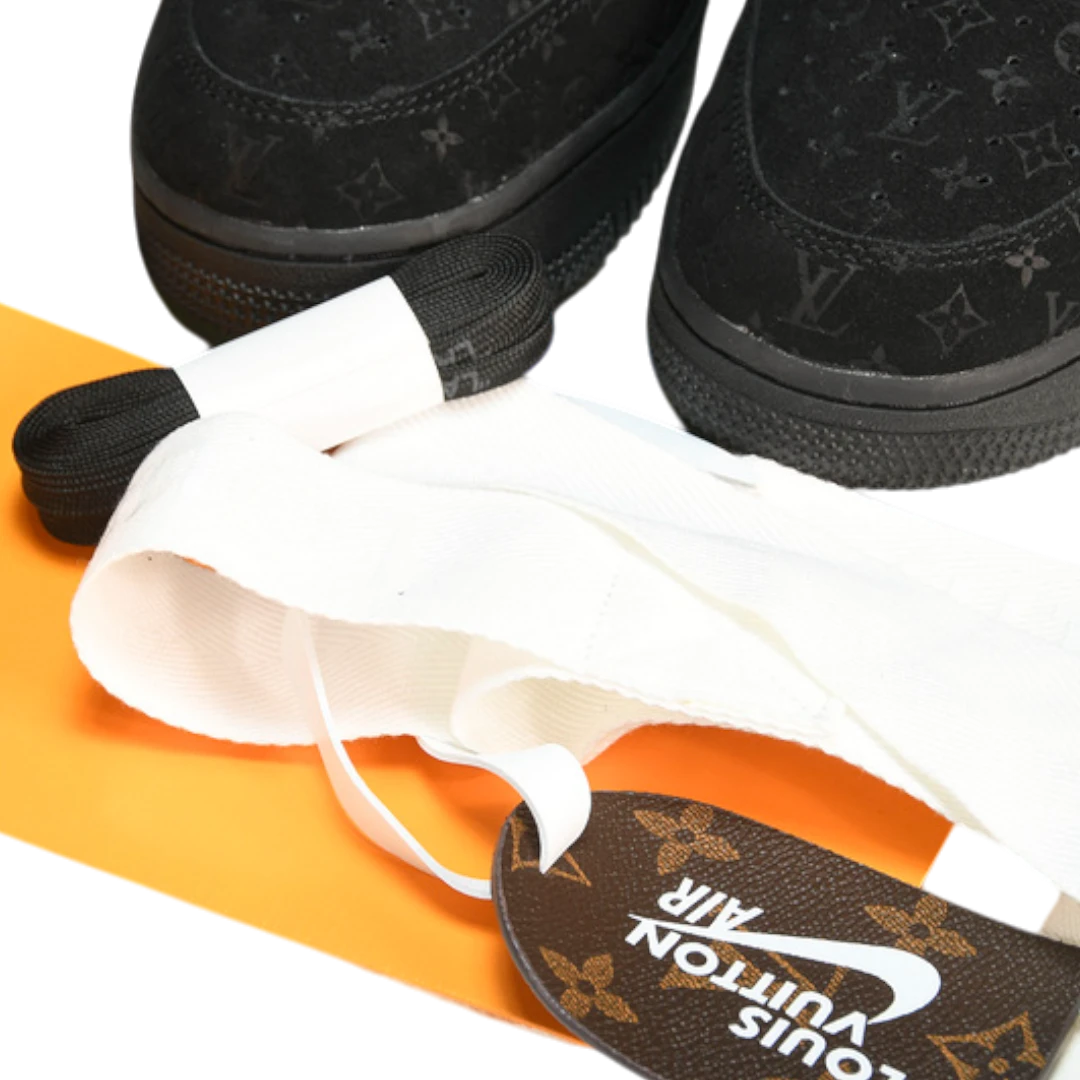 Louis Vuittоп x AF1 By Virgil Abloh ‘Black’