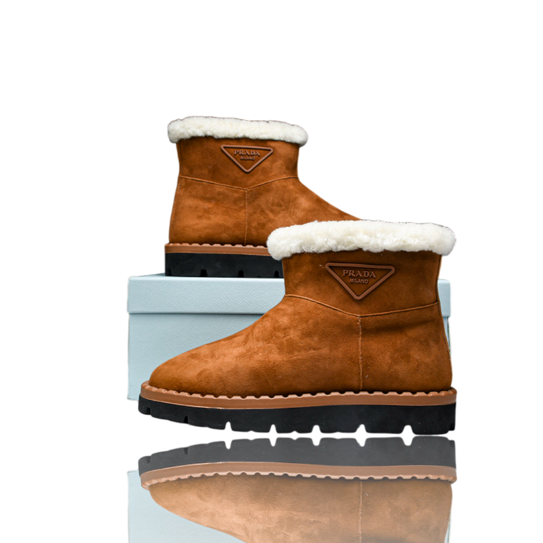 Prada Ankle Boots 'Brown'