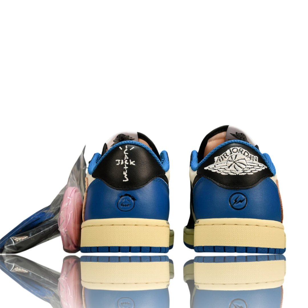 (CLEARANCE) Travis Scott x AJ1 Low OG Fragment ‘Military Blue’