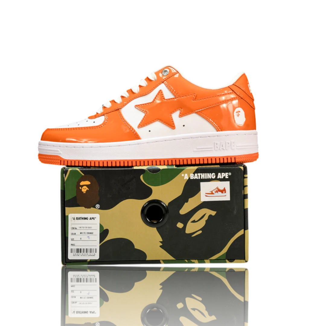 A Bathing Ape Bapesta 'Orange'