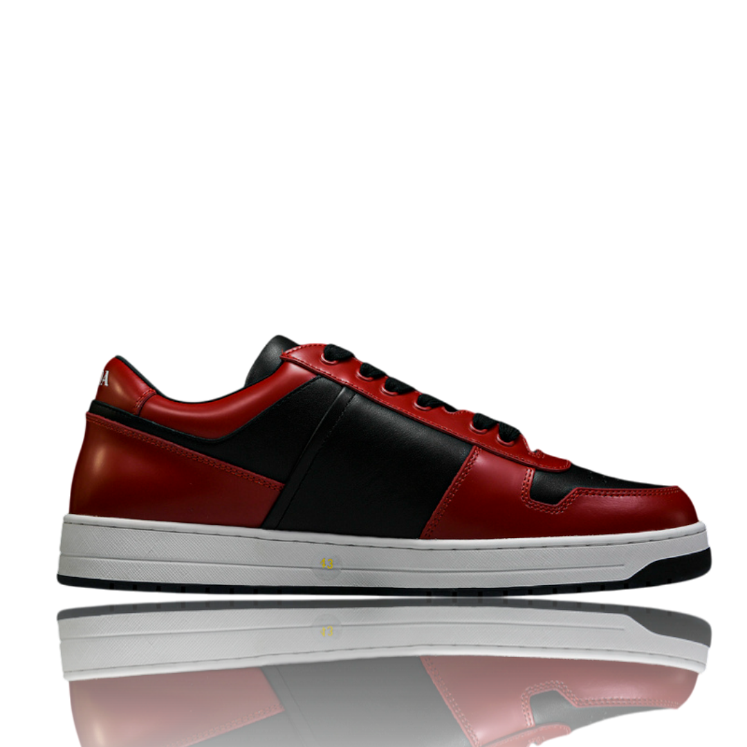 Prada Downtown Sneaker 'Black Red'