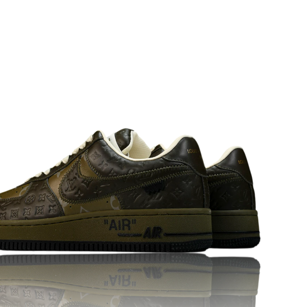 Louis Vuittоп x AF1 By Virgil Abloh 'Brown Grey'