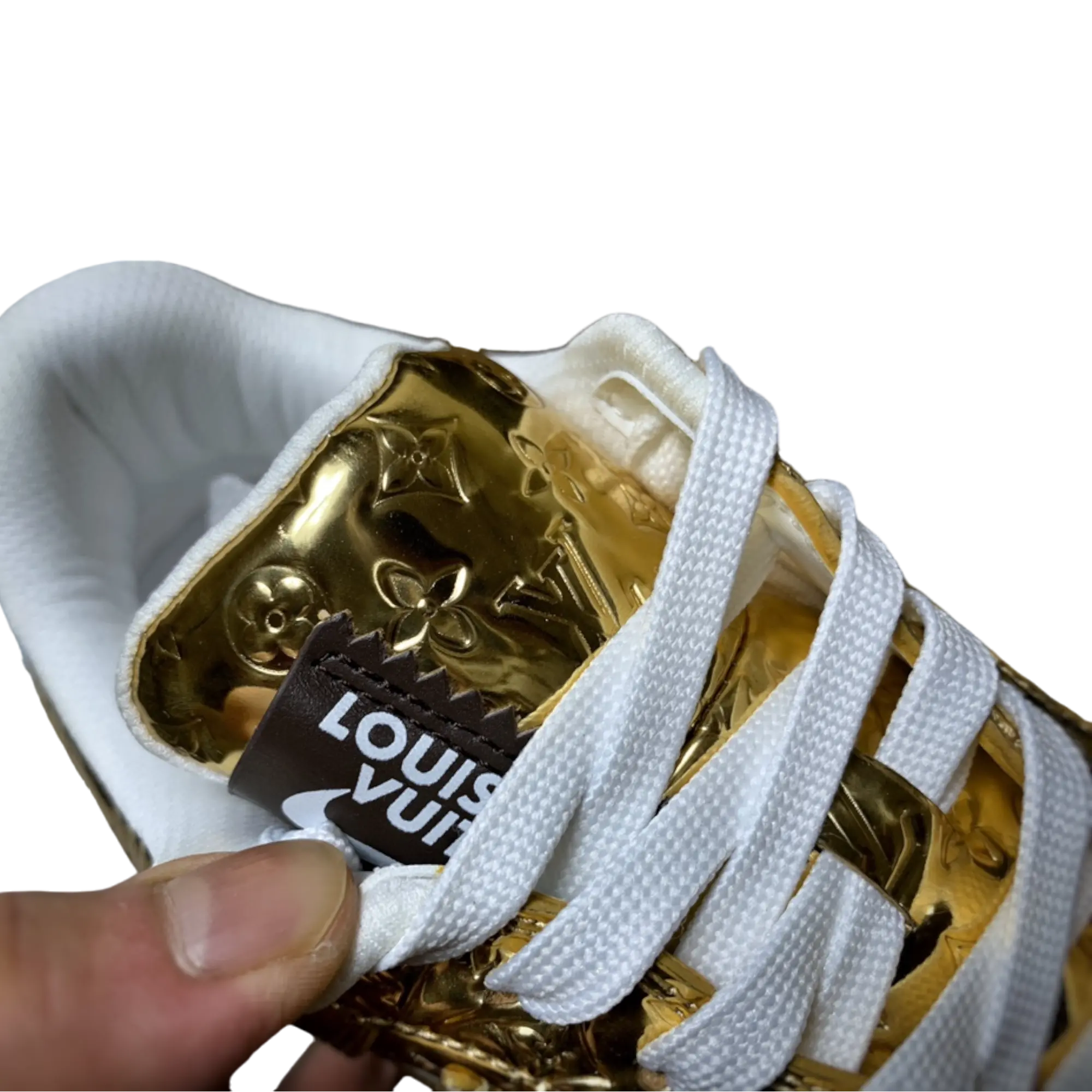 Louis Vuittоп x AF1 By Virgil Abloh 'Metallic Gold'