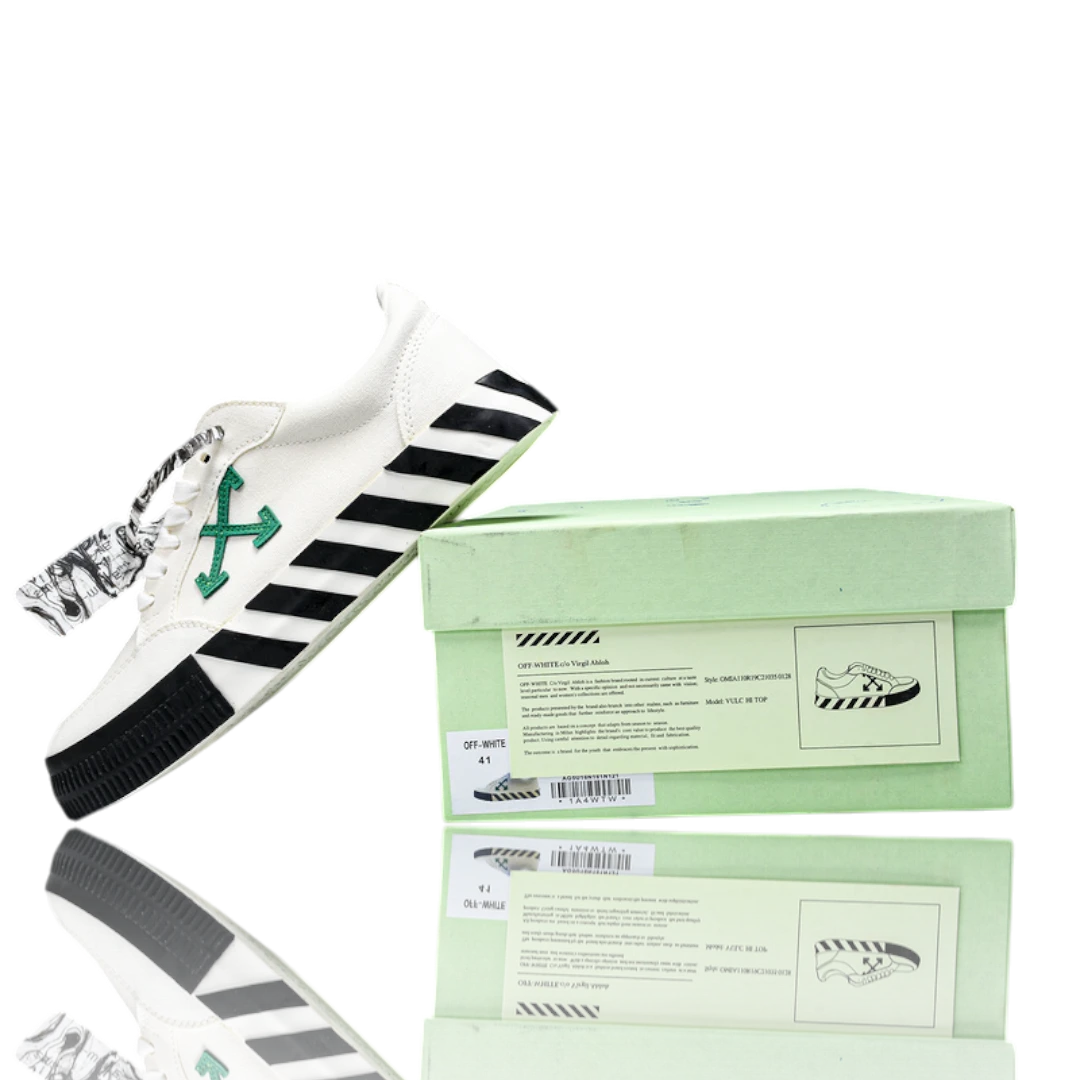Off-White Vulc Low 'Canvas White Green'