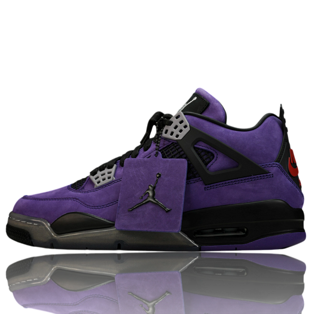 Travis Scott x AJ4 Retro Purple 'Friends and Family'