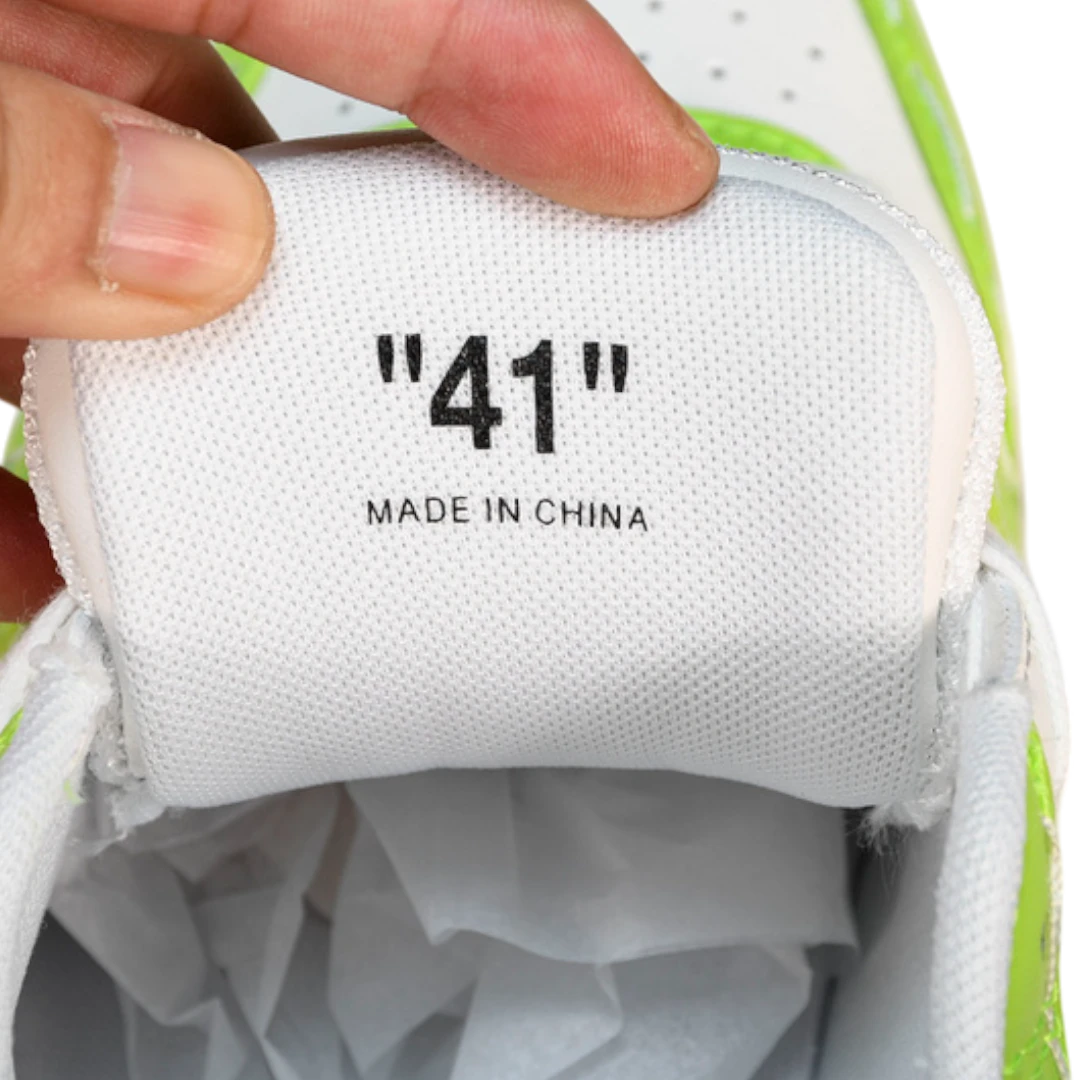 Off-White Out Of Office Low Top - Sartorial Stitch 'Green White'