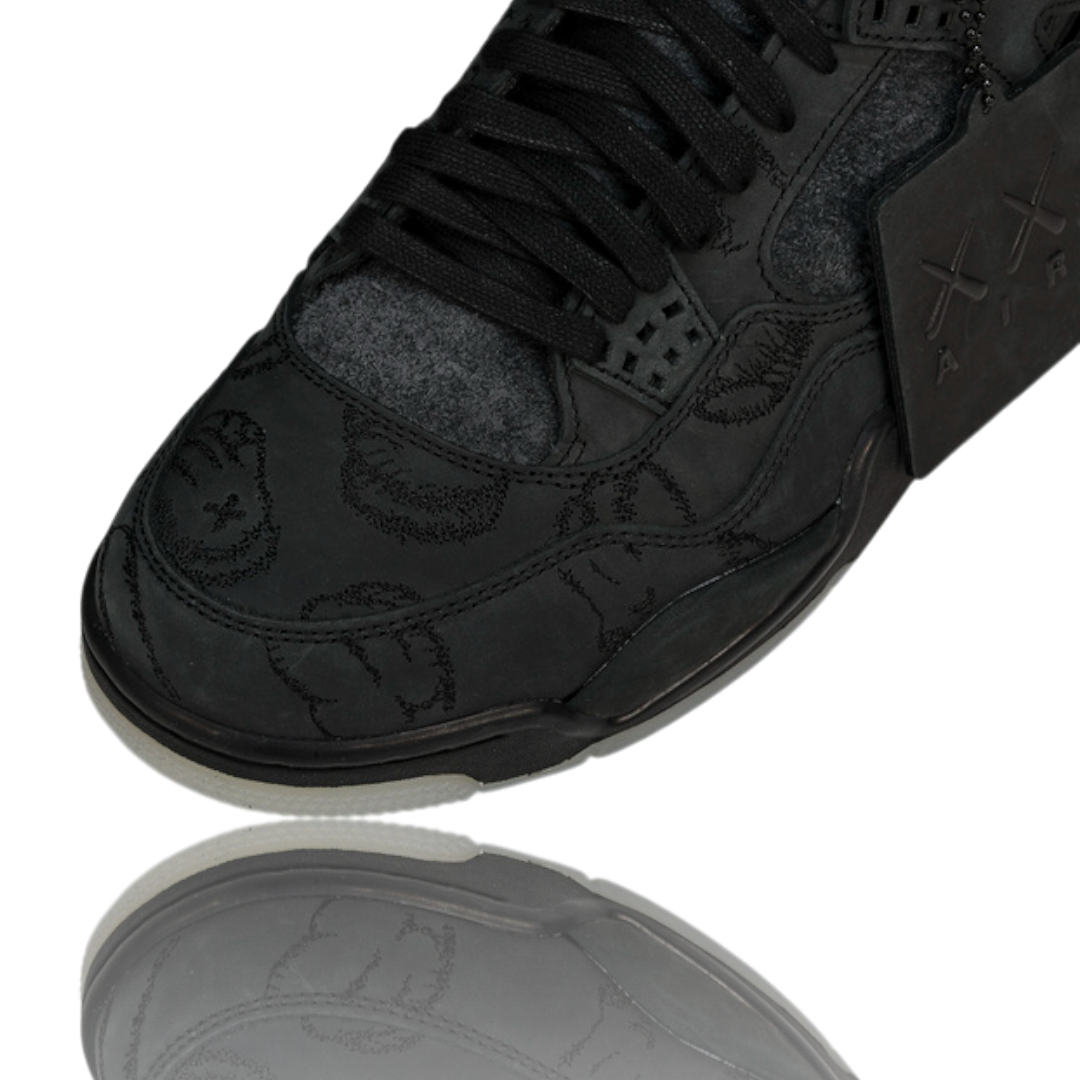 KAWS x AJ4 Retro 'Black'