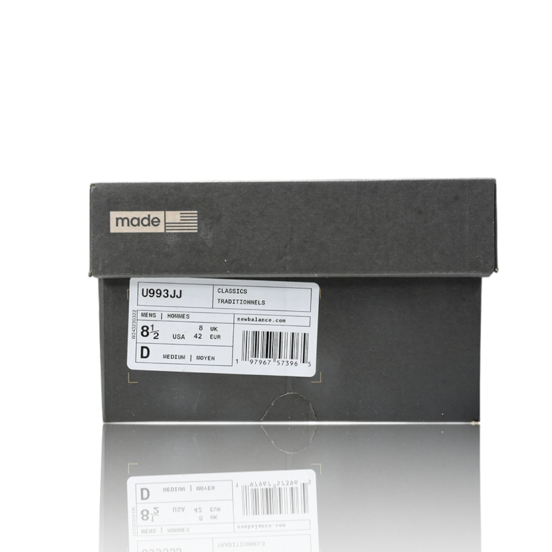 NB 993 x MiUSA JJJJound 'Military Urban Grey Angora'