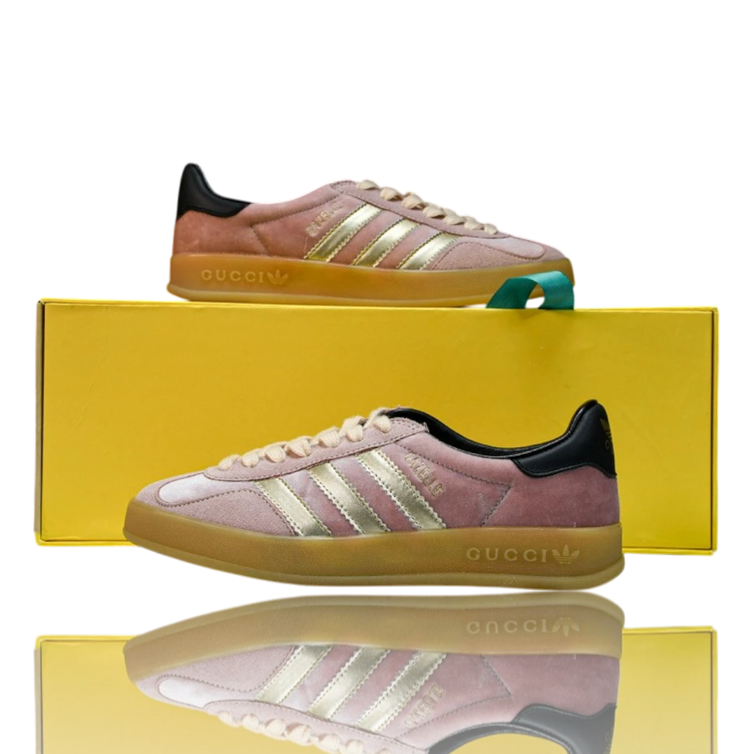 Guссi x Gazelle 'Pink Velvet'