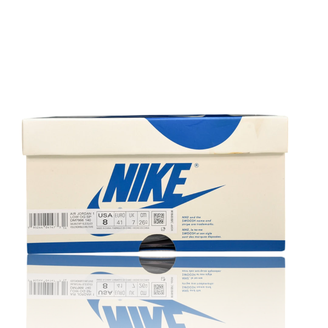 (CLEARANCE) Travis Scott x AJ1 Low OG Fragment ‘Military Blue’