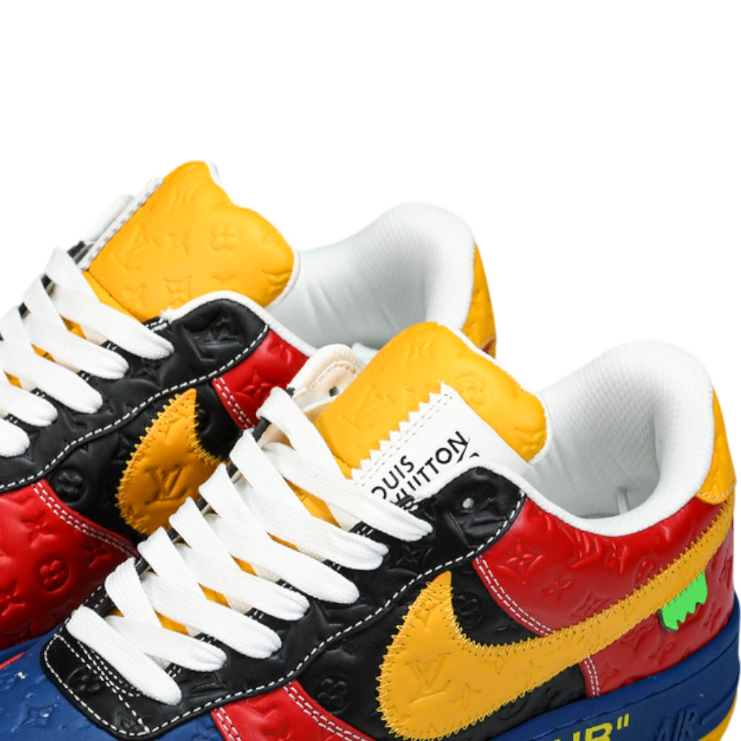 Louis Vuittоп x AF1 By Virgil Abloh 'Red Blue Yellow'