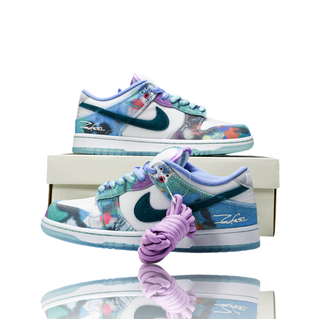 Futura Laboratories x SB Dnk Low 'Bleached Aqua'