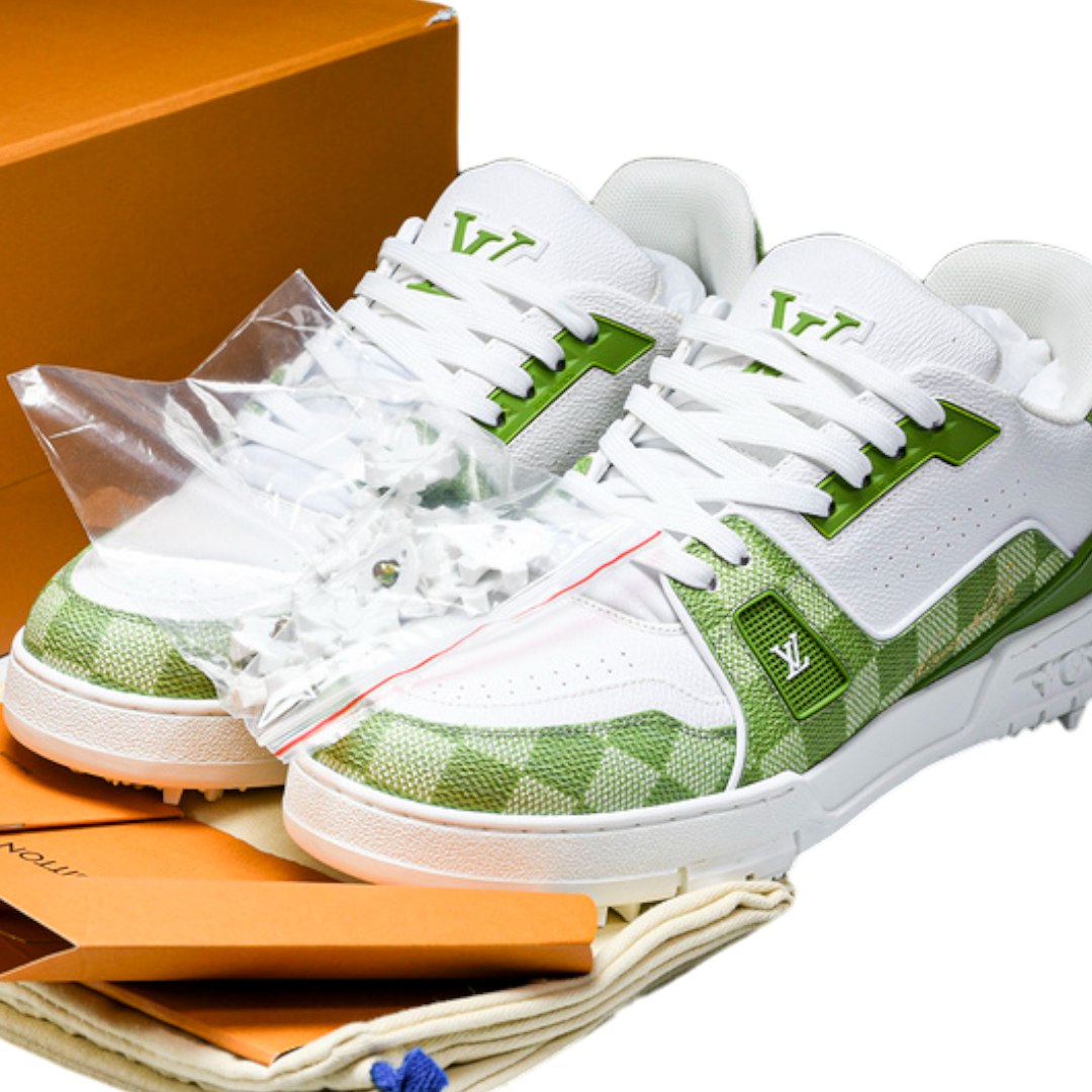 Louis Vuittоп Trainer Golf Shoes Low By Tyler, The Creator 'Green Damier'