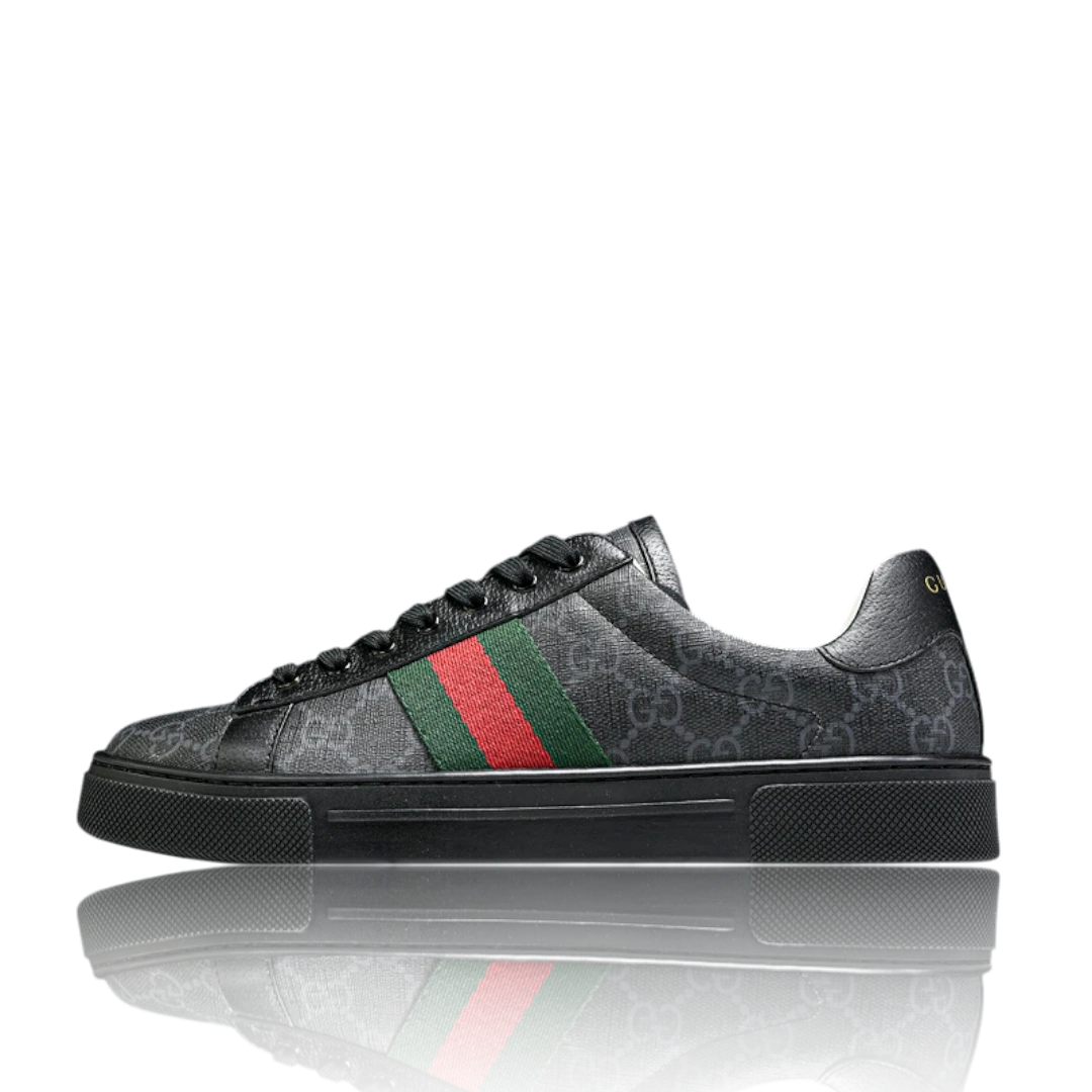 Guссi Ace Web Monogram 'Black'