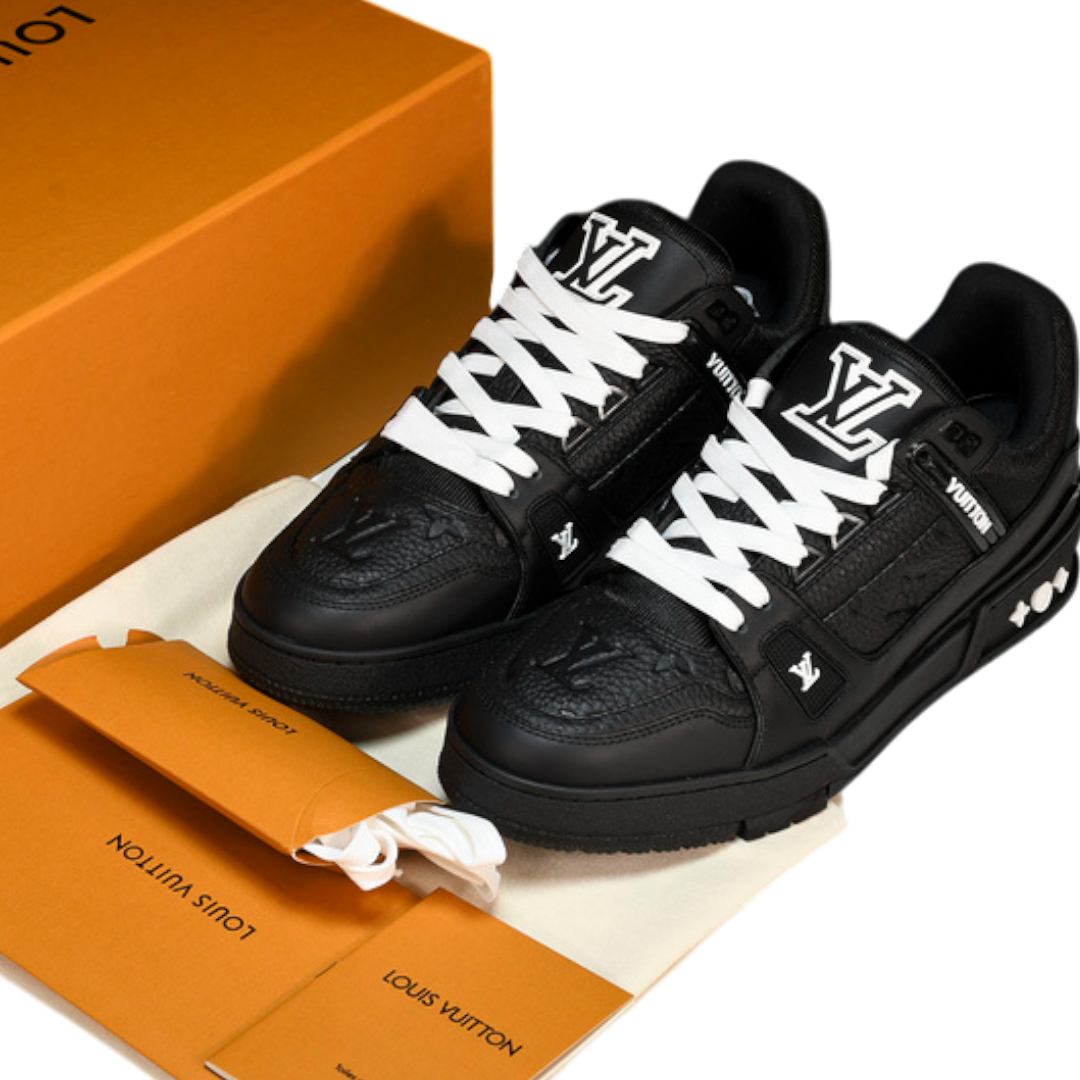 Louis Vuittоп Trainer Low 'Monogram Black Embossed'