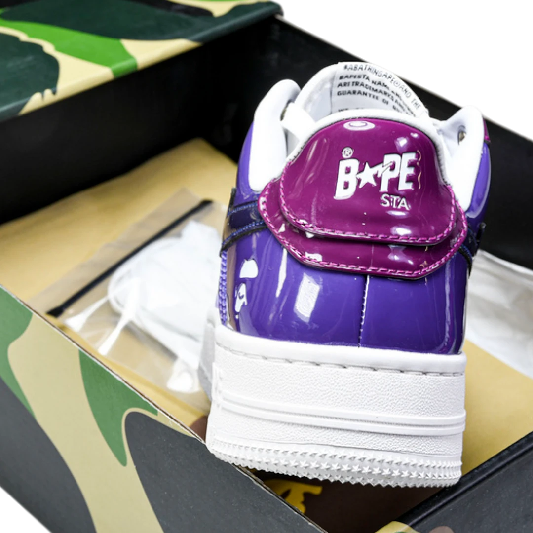 A Bathing Ape Bapesta Color Camo Combo 'Purple'