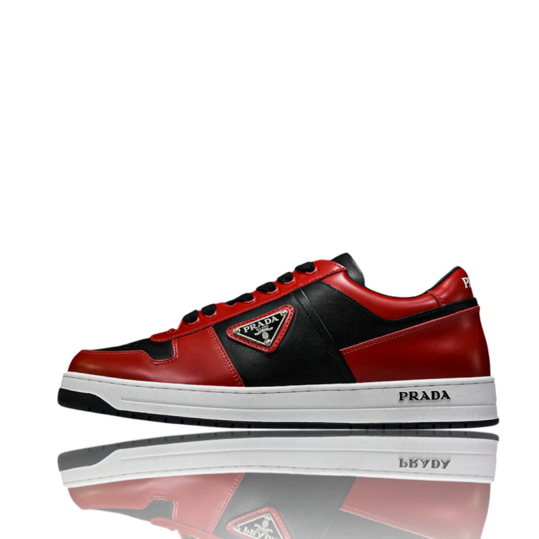 Prada Downtown Sneaker 'Black Red'