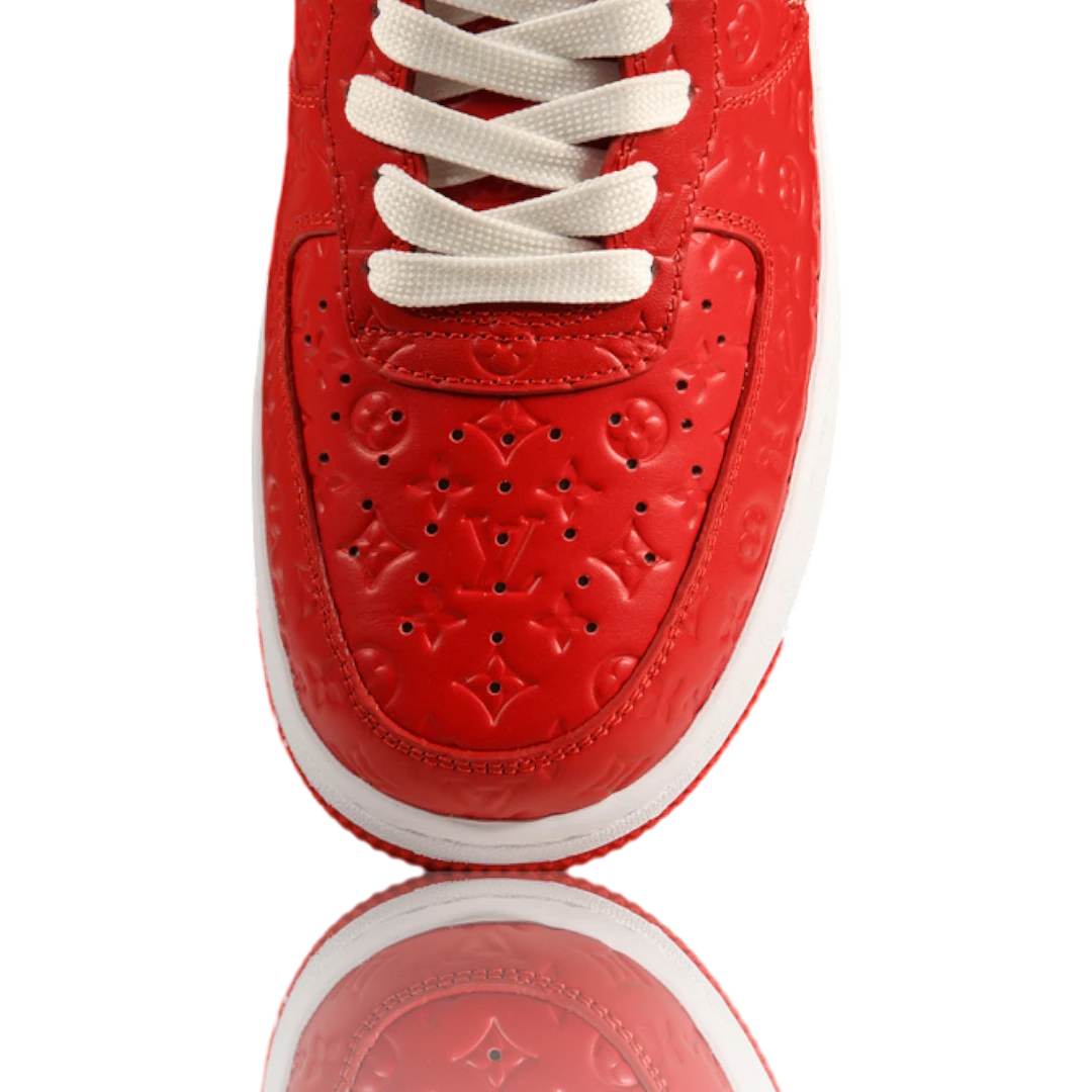 Louis Vuittоп x AF1 By Virgil Abloh 'White Red'