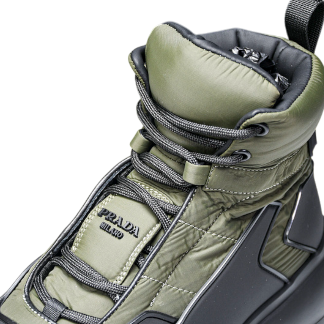 Prada Cloudbust Thunder High Tops 'Army Green'