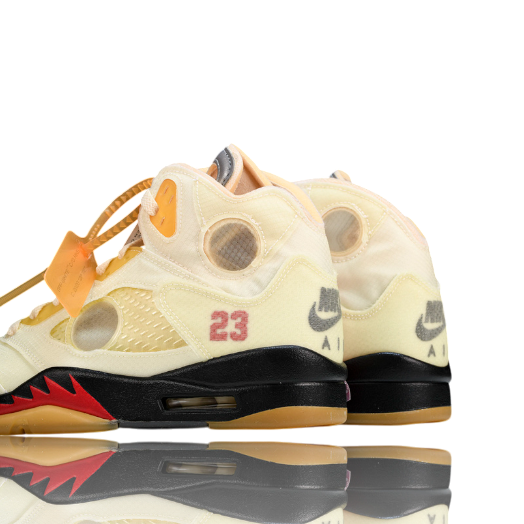 Off-White x AJ5 Retro 'Sail'