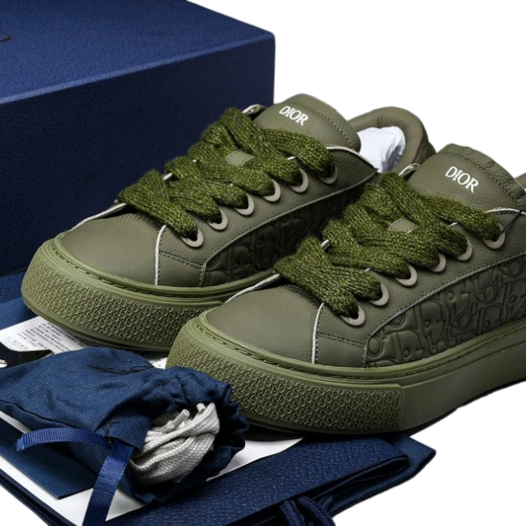 Dlor B33 Gravity Leather 'Oblique Triple Khaki'