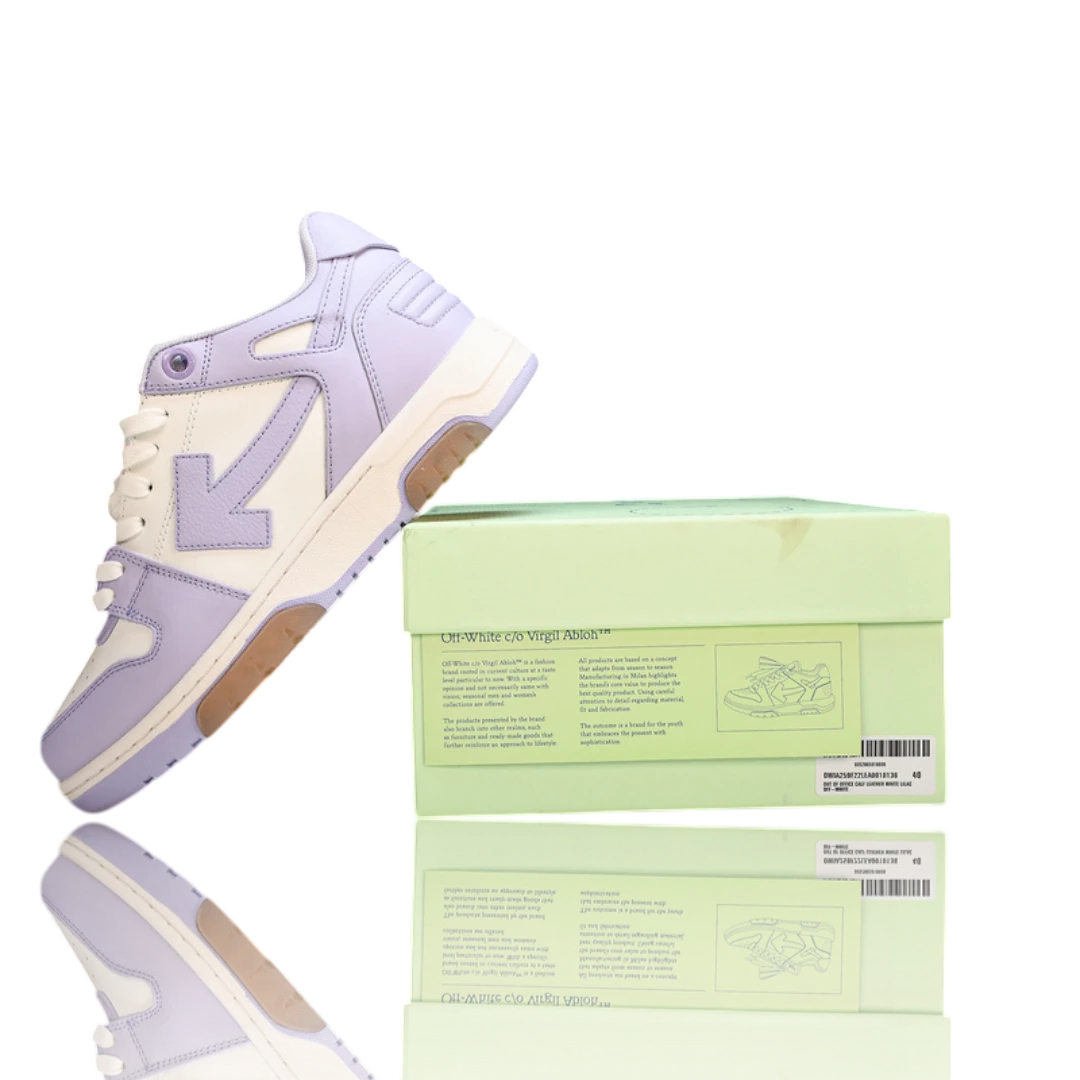 Off-White Out Of Office Low Top 'White Lilac'