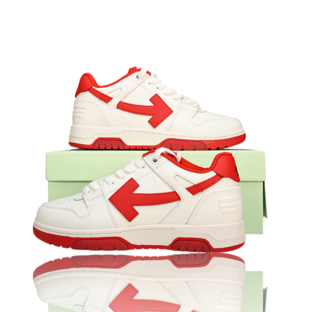 Off-White Out Of Office Low Top 'Red White'