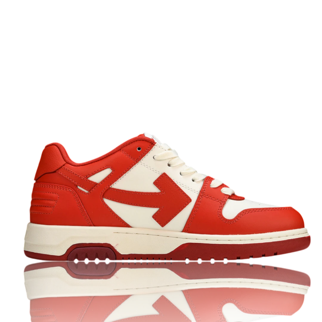 Off-White Out Of Office Low Top 'White Red'