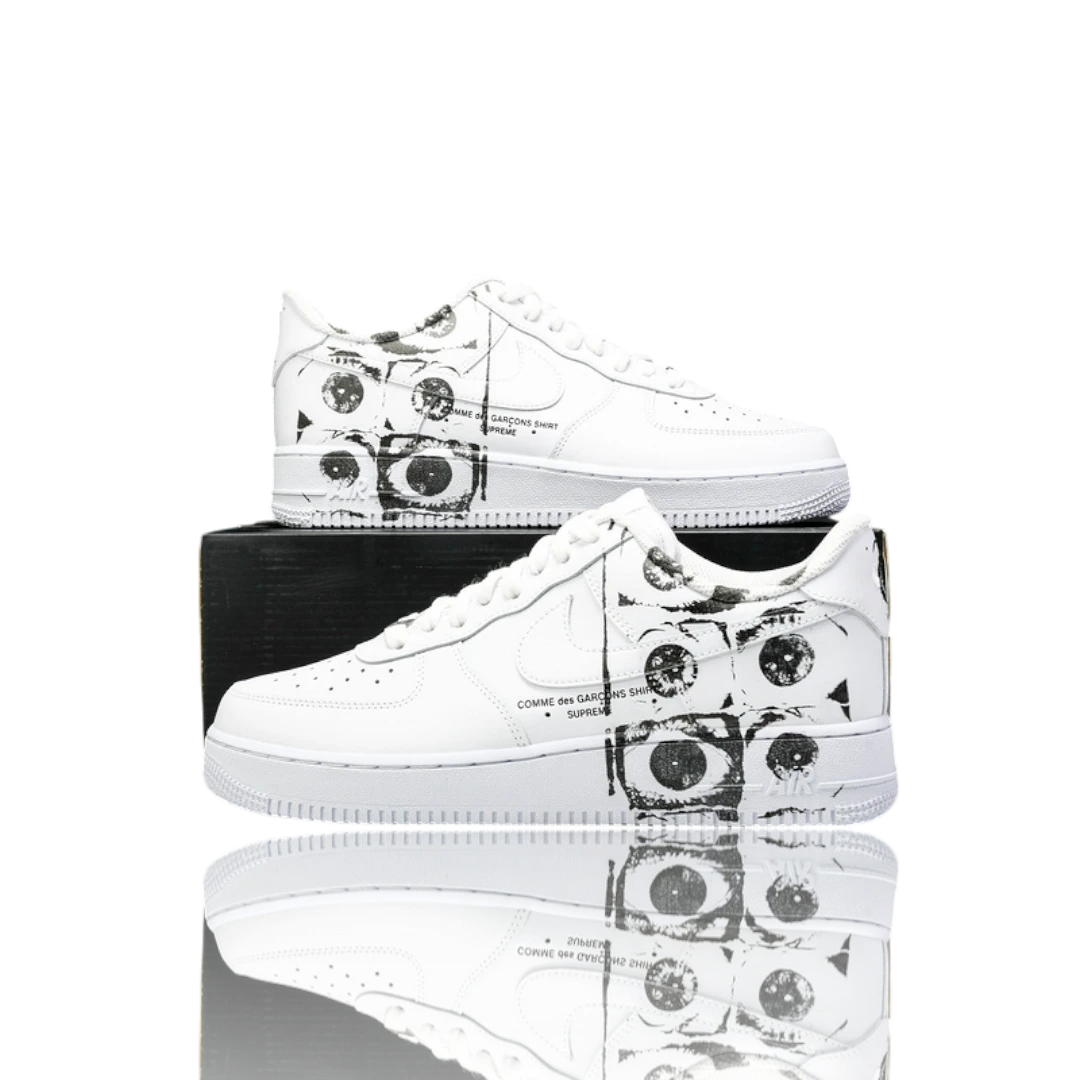 AF1 x Supreme x Comme des Garcons Shirt 'Eyes'