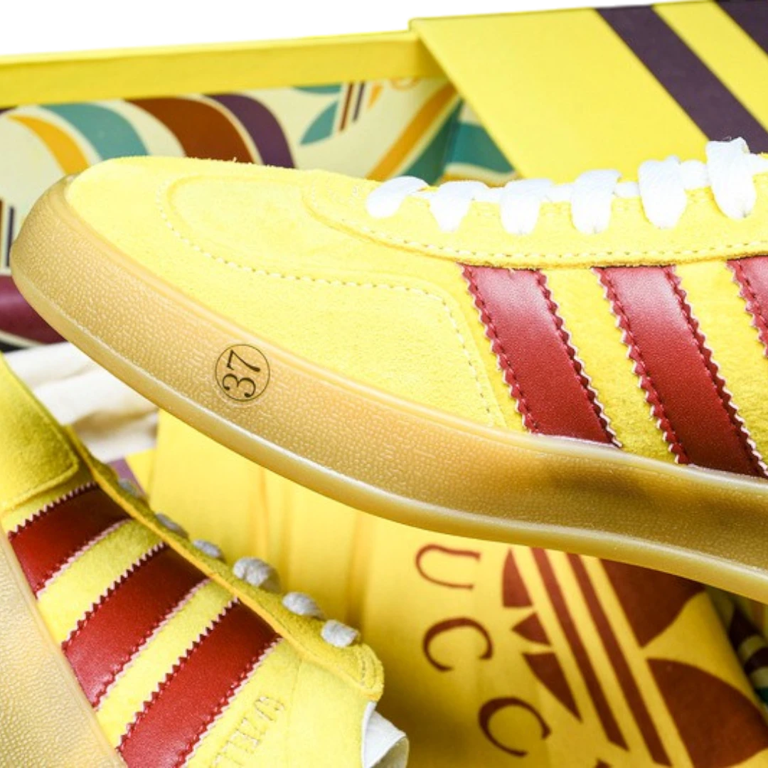 Guссi x Gazelle 'Yellow Velvet'