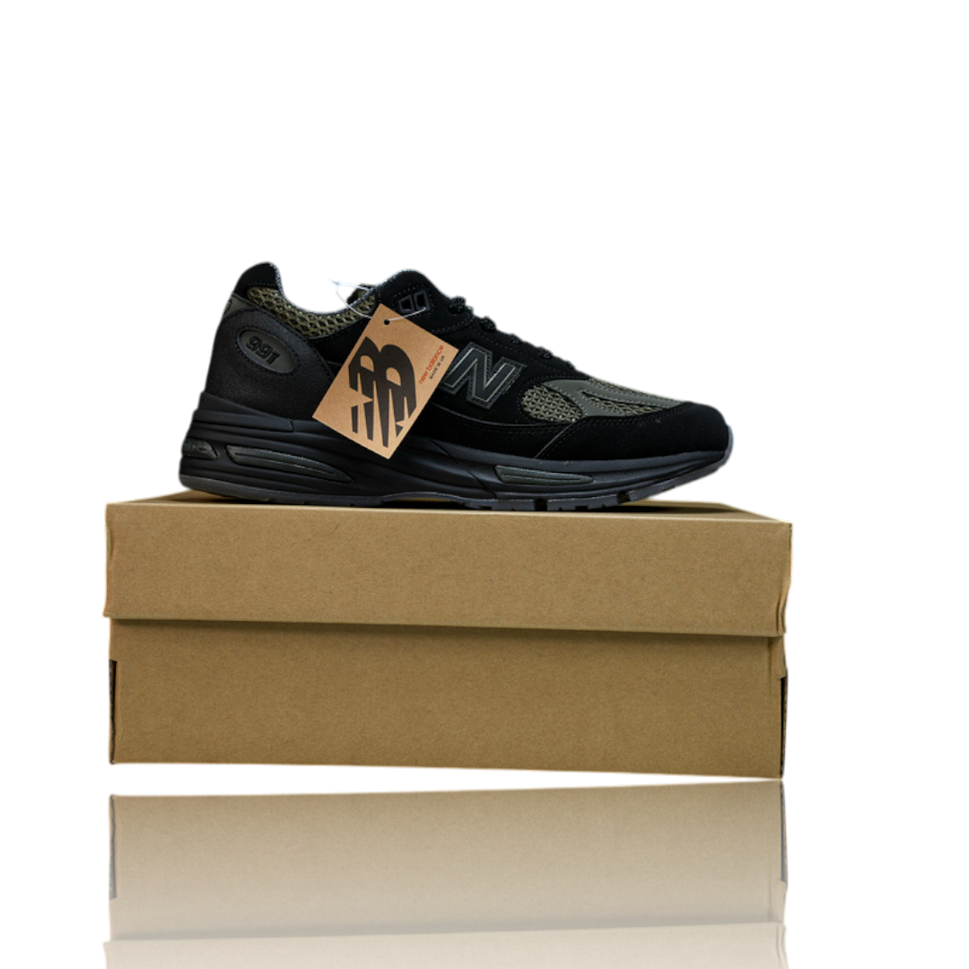 NB 991v2 MiUK x Stone Island 'Black Olive'