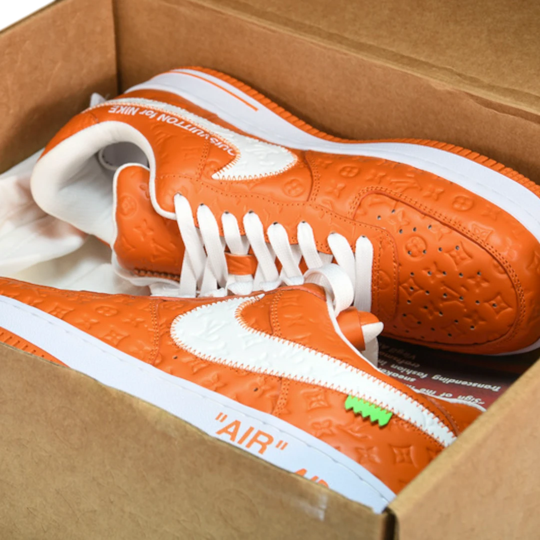 Louis Vuittоп x AF1 By Virgil Abloh 'White Orange'