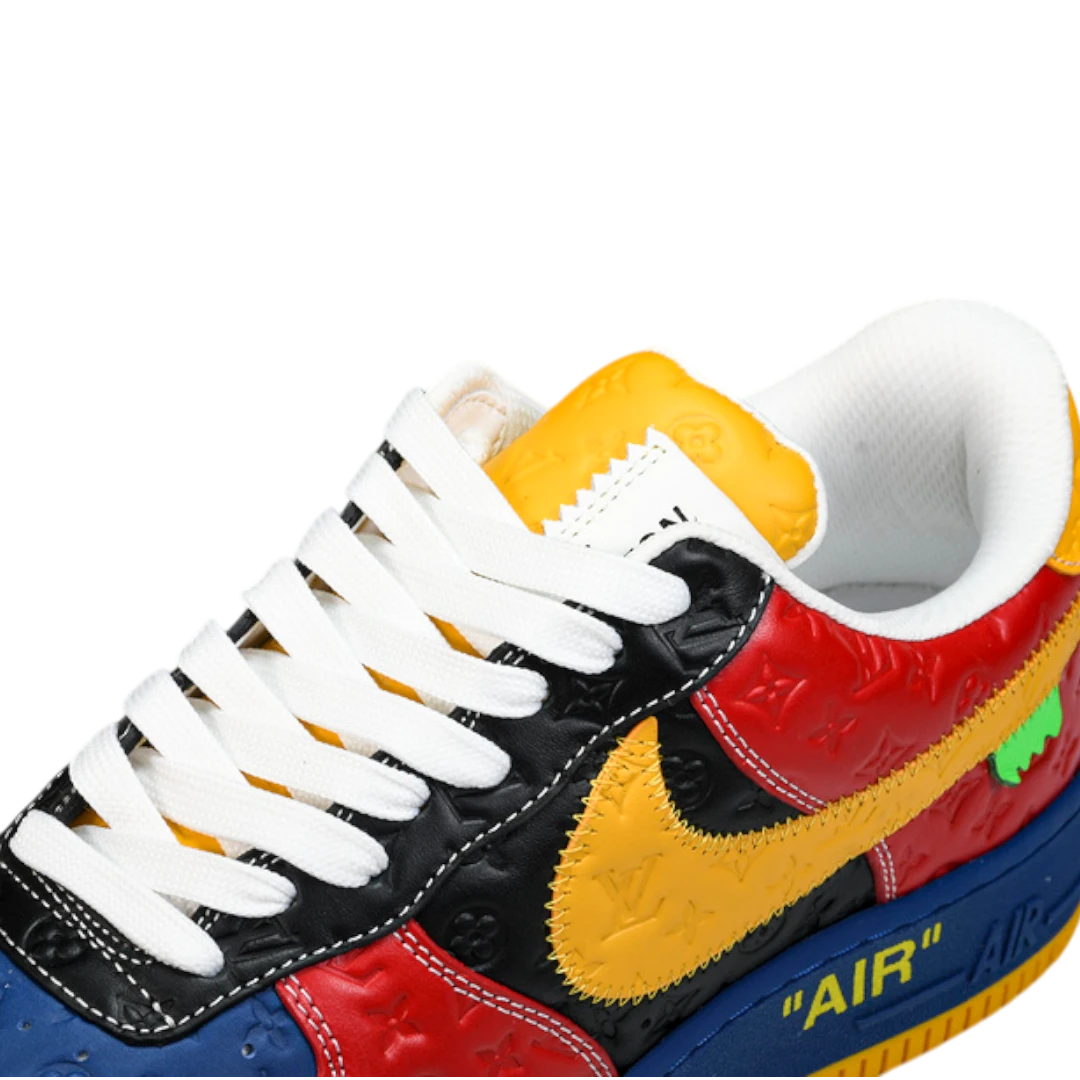 Louis Vuittоп x AF1 By Virgil Abloh 'Red Blue Yellow'