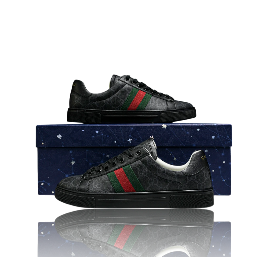 Guссi Ace Web Monogram 'Black'