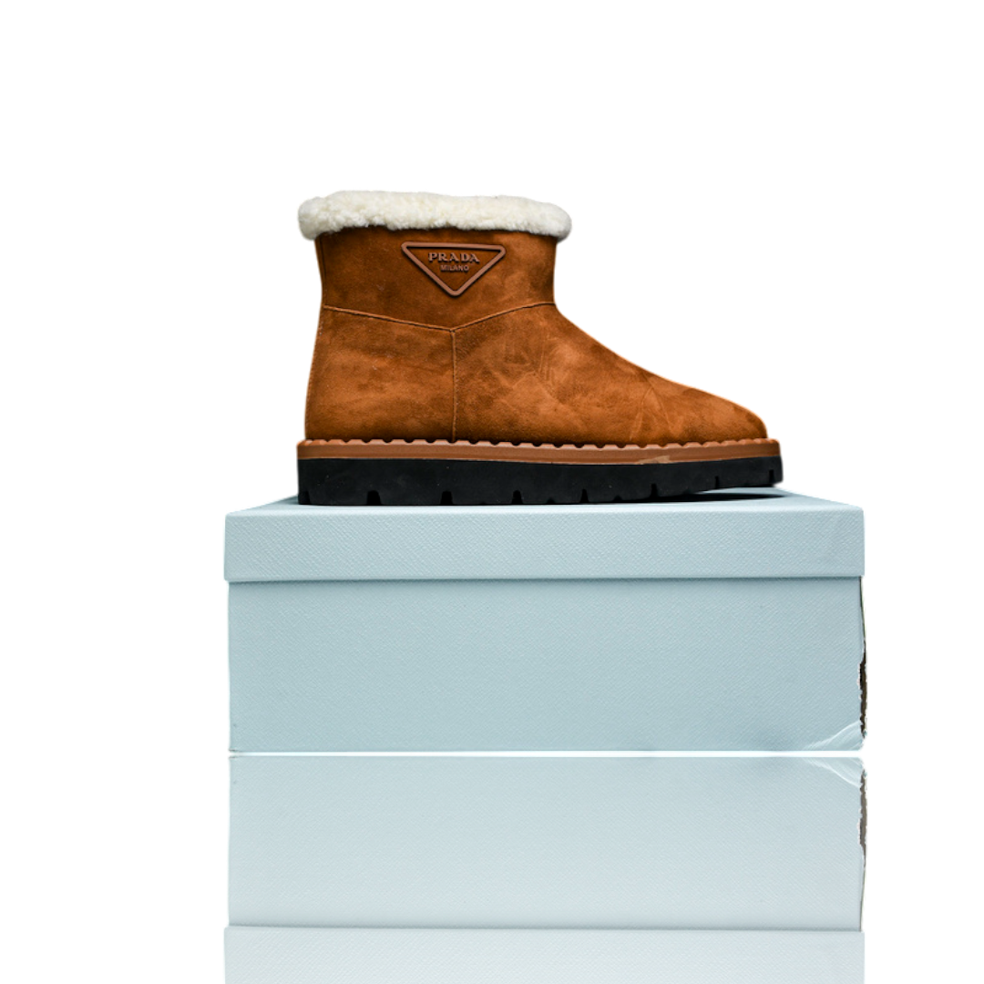 Prada Ankle Boots 'Brown'