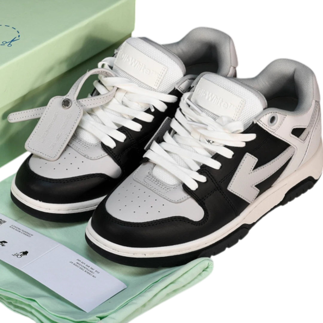 Off-White Out Of Office Low Top 'Light Grey Black'