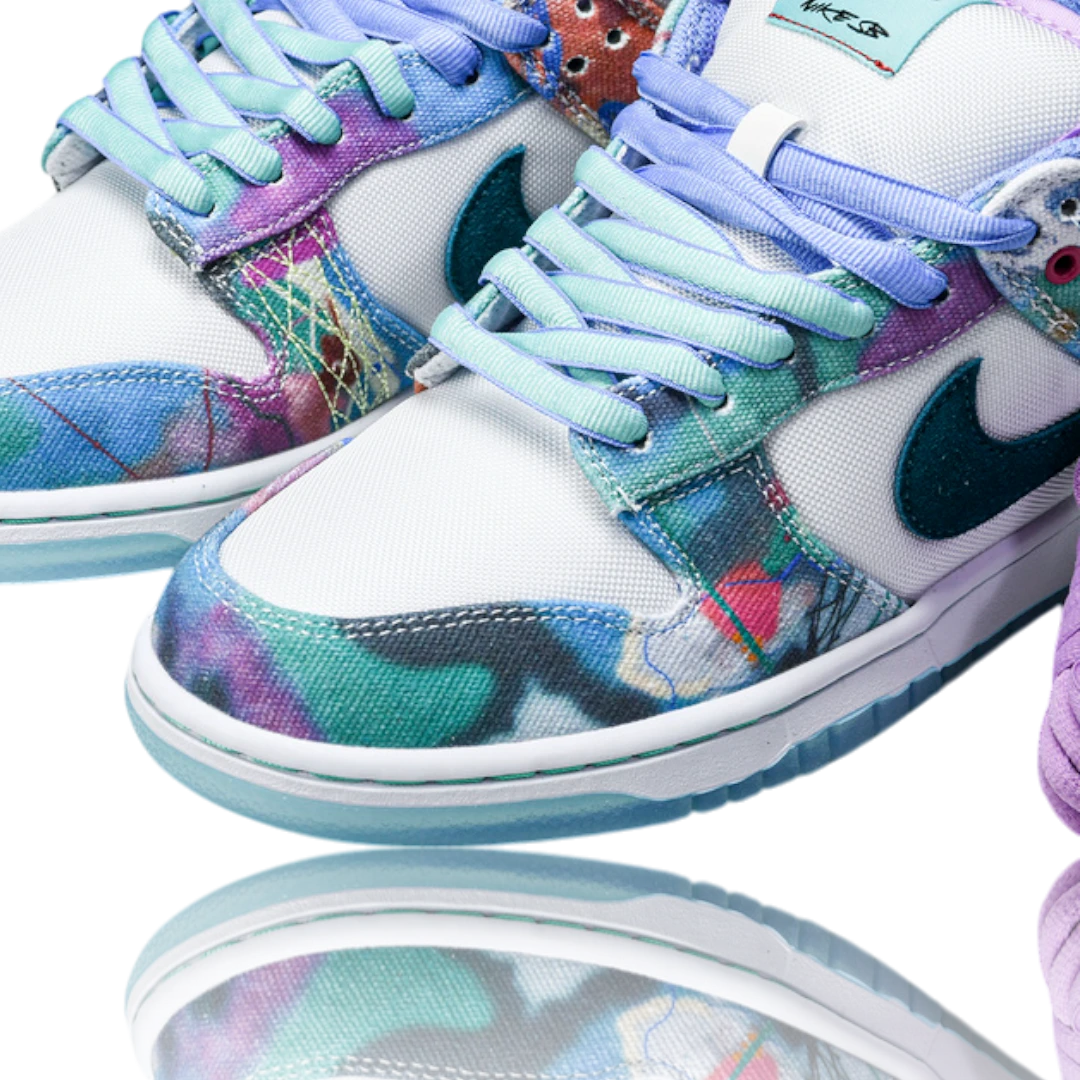 Futura Laboratories x SB Dnk Low 'Bleached Aqua'