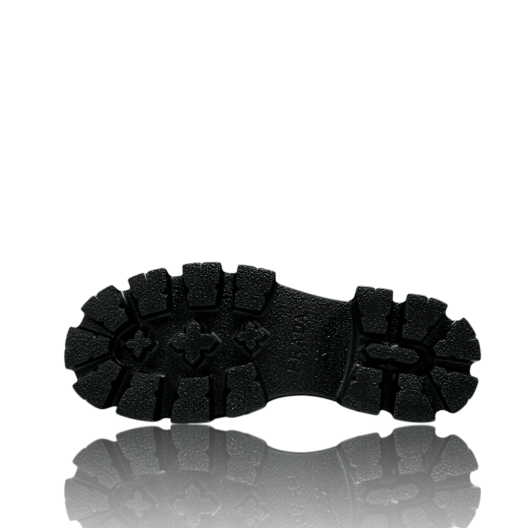 Prada Monolith brushed Boots 'With Pouch'