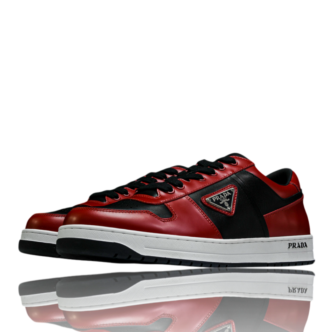 Prada Downtown Sneaker 'Black Red'